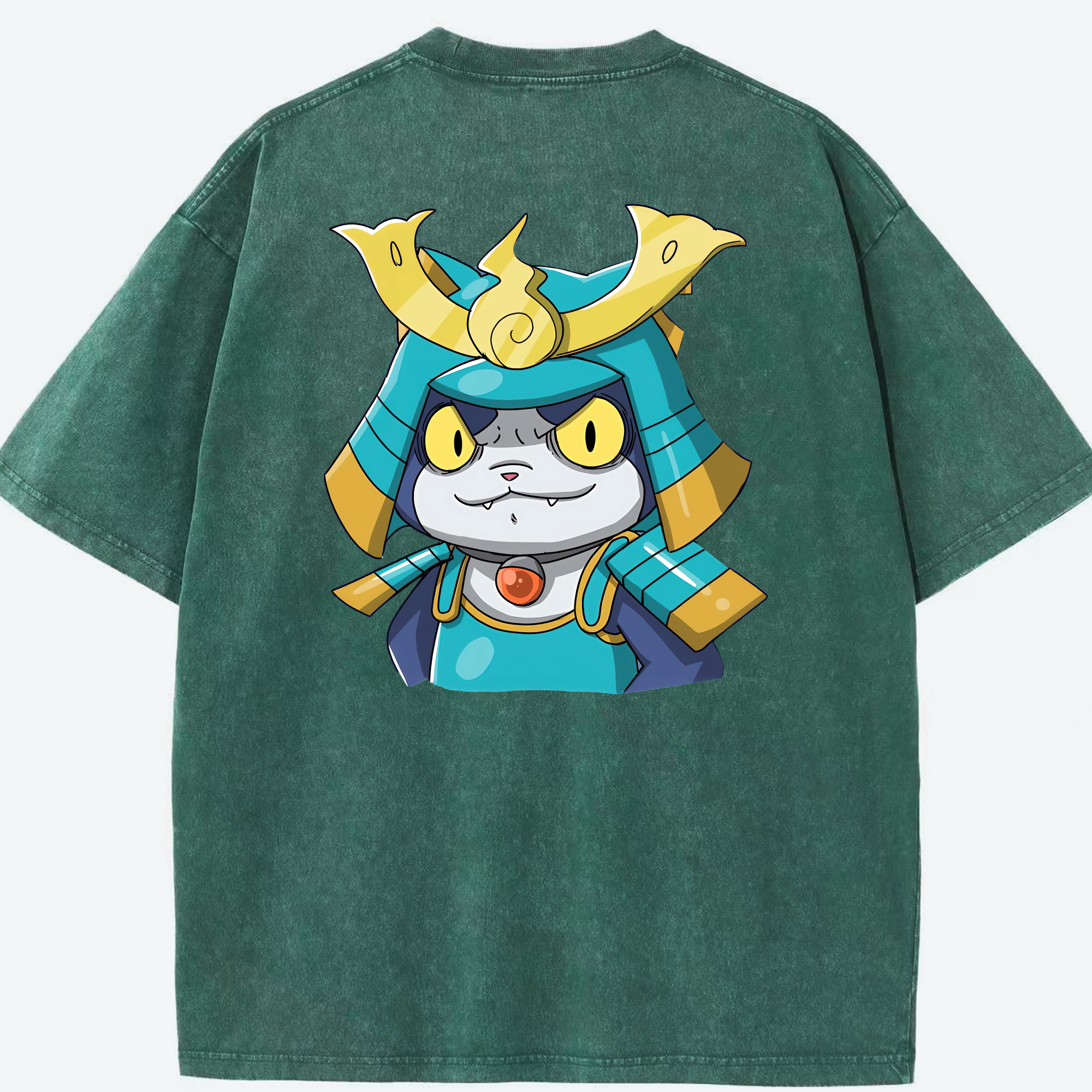 （画像用） 妖怪ウォッチ Yo-kai Watch 綿100% ヴィンテージ風 半袖Tシャツ（背面プリント）